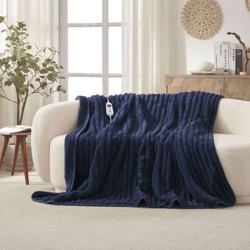 Chunky-Faux-Fur-Heated-Throw