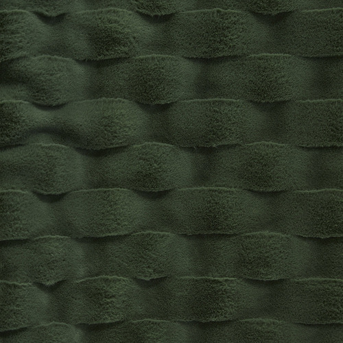 Basketweave Faux Fur Heated Throw