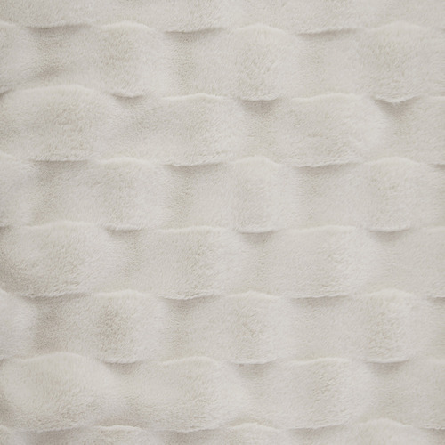 Basketweave Faux Fur Heated Throw