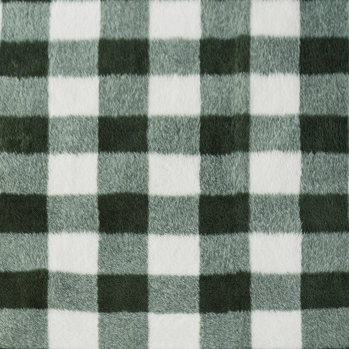Gingham Plush Heated Throw