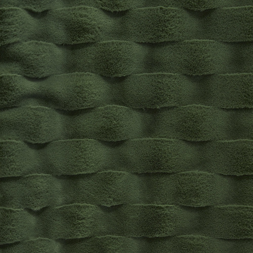 Basketweave Faux Fur Throw