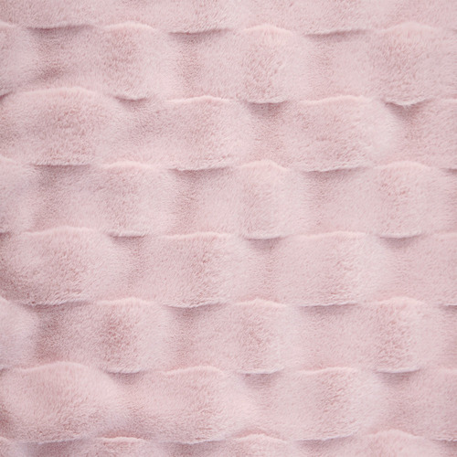 Basketweave Faux Fur Throw