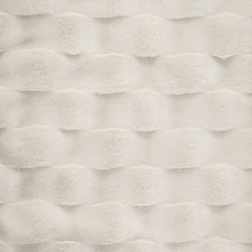 Basketweave Faux Fur Throw