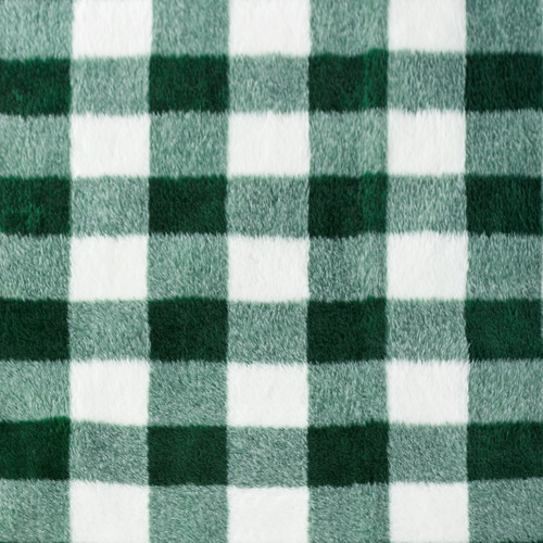 Gingham Plush Throw