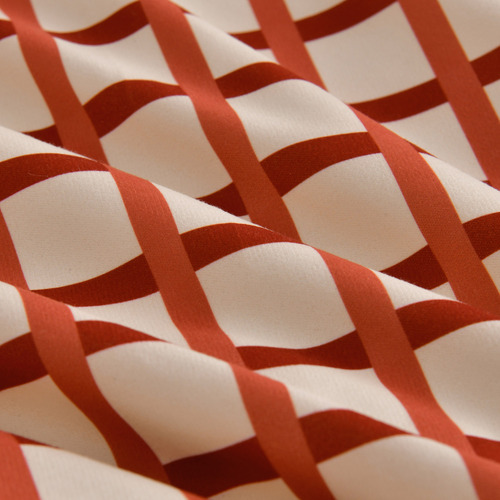 Sienna Grid Micro Flannel Reversible Quilt Cover Set