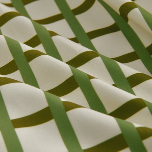Grid Micro Flannel Fitted Sheet Set