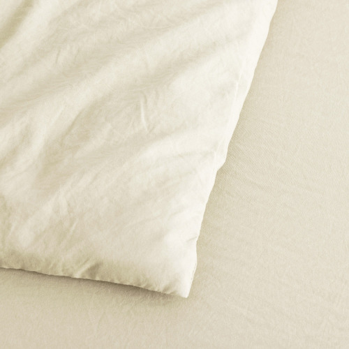 Natural Washed Microfibre Quilt Cover Set