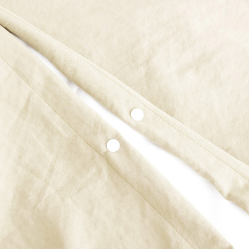Natural Washed Microfibre Quilt Cover Set