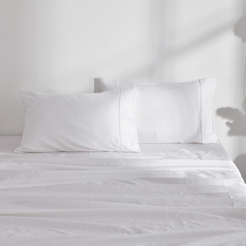 Beatrix Linen-Blend Sheet Set