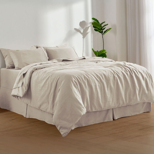 Beatrix Linen-Blend Sheet Set