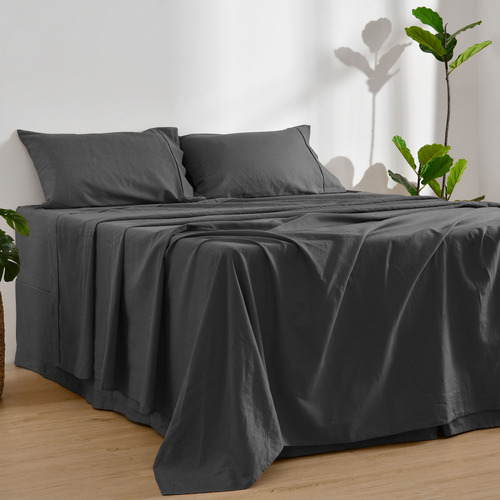 Beatrix Linen-Blend Sheet Set