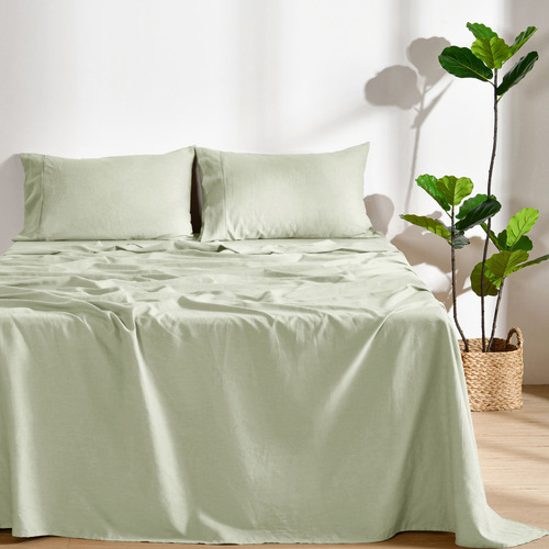 Beatrix Linen-Blend Sheet Set