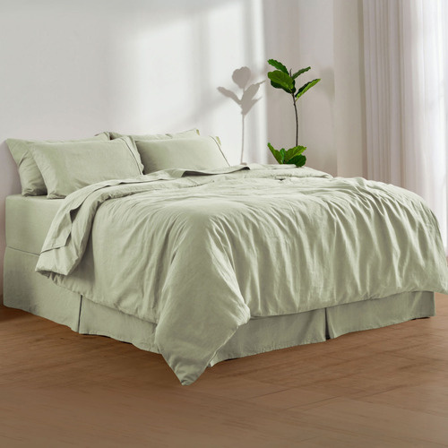 Beatrix Linen-Blend Sheet Set