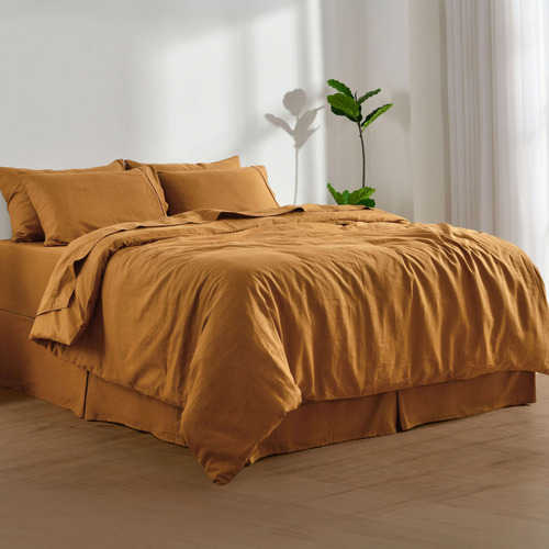 Beatrix Linen-Blend Sheet Set
