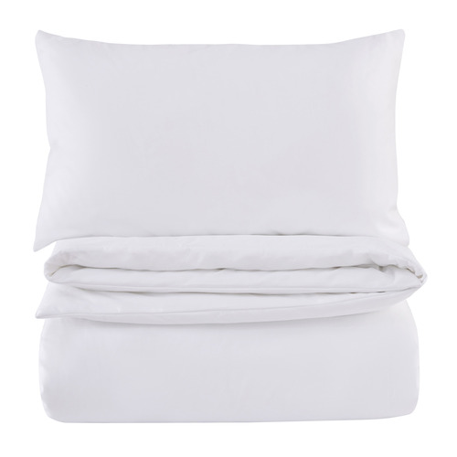 White Arosa 1500TC Cotton-Blend Quilt Cover Set