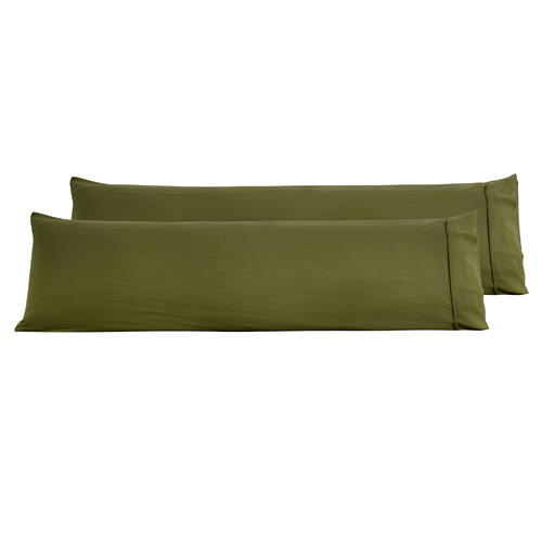 Aven Superfine Washed Microfibre Body Pillowcases
