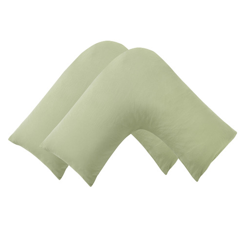 Barlowe Superfine Washed Microfibre V-Shape Pillowcases