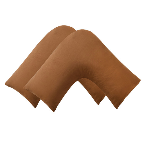Barlowe Superfine Washed Microfibre V-Shape Pillowcases