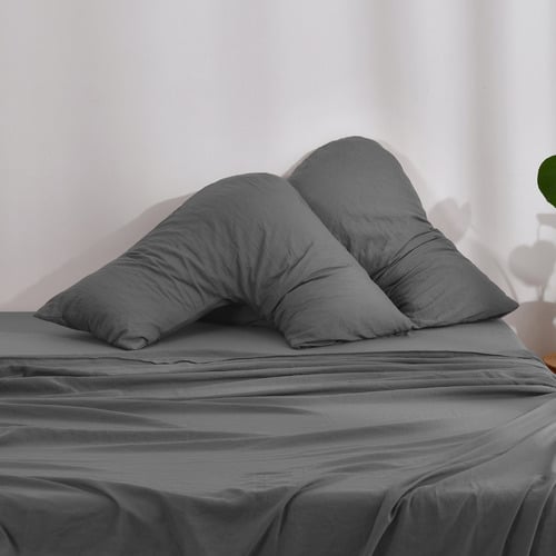 Barlowe Superfine Washed Microfibre V-Shape Pillowcases
