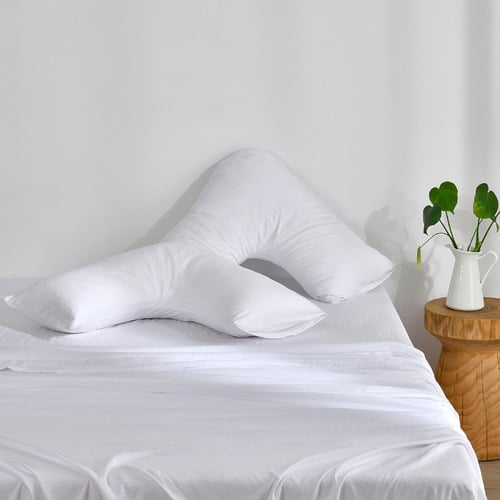 Barlowe Superfine Washed Microfibre V-Shape Pillowcases