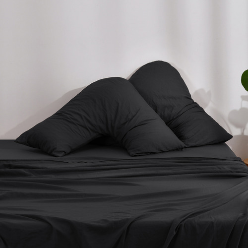 Barlowe Superfine Washed Microfibre V-Shape Pillowcases