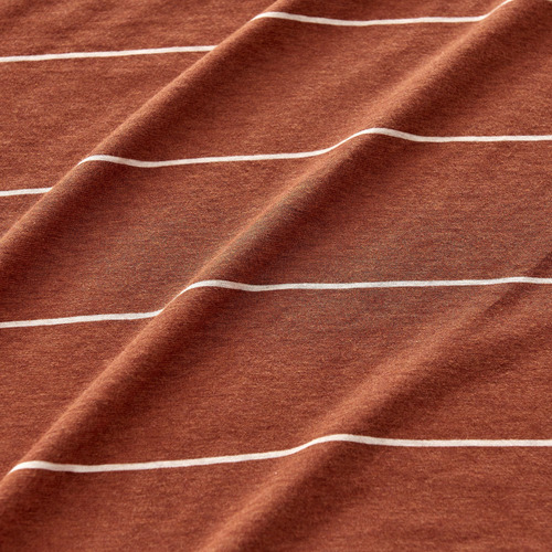 Rust Parm Reversible Cotton Jersey Quilt Cover Set