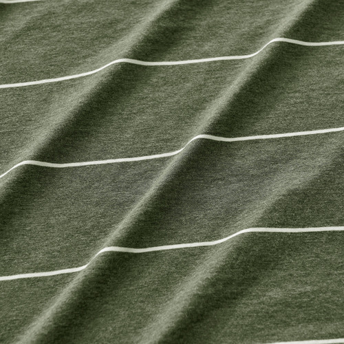 Olive Parm Reversible Cotton Jersey Quilt Cover Set