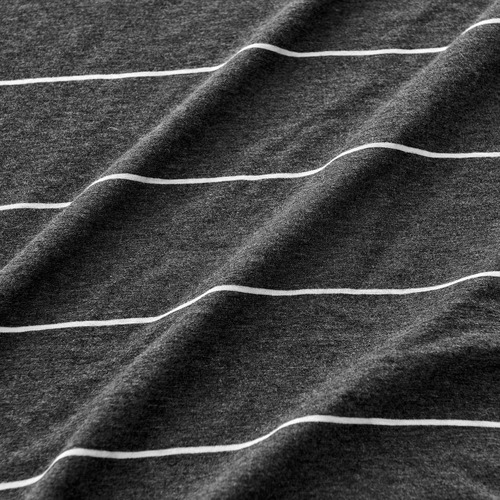Charcoal Parm Reversible Cotton Jersey Quilt Cover Set
