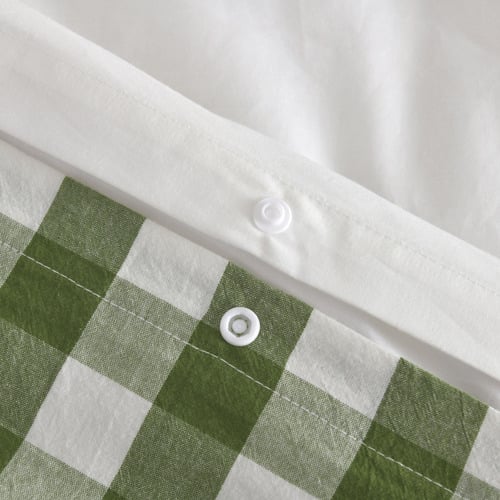 Olive Sierra Yarn-Dyed Washed Cotton Quilt Cover Set
