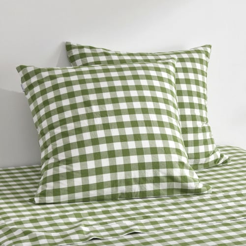 Sierra Yarn-Dyed Washed Cotton European Pillowcases