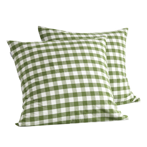 Sierra Yarn-Dyed Washed Cotton European Pillowcases