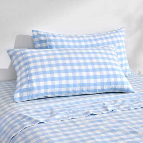 Sierra Yarn-Dyed Washed Cotton Pillowcases