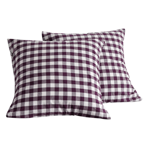 Sierra Yarn-Dyed Washed Cotton European Pillowcases
