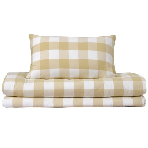 Sand Azari Washed Cotton Quilt Cover Set
