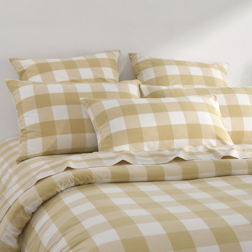 Sand Azari Washed Cotton Quilt Cover Set