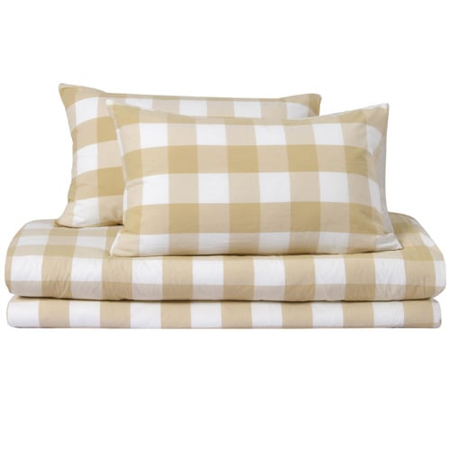 Sand Azari Washed Cotton Quilt Cover Set