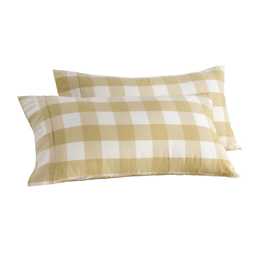Azari Washed Cotton King Pillowcases