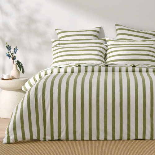 Olive Maeve Yarn-Dyed Washed Cotton Quilt Cover Set