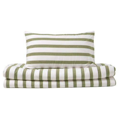 Olive Maeve Yarn-Dyed Washed Cotton Quilt Cover Set