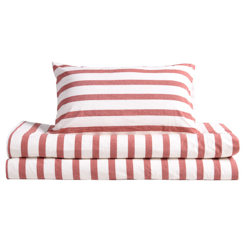 Rust Maeve Yarn-Dyed Washed Cotton Quilt Cover Set