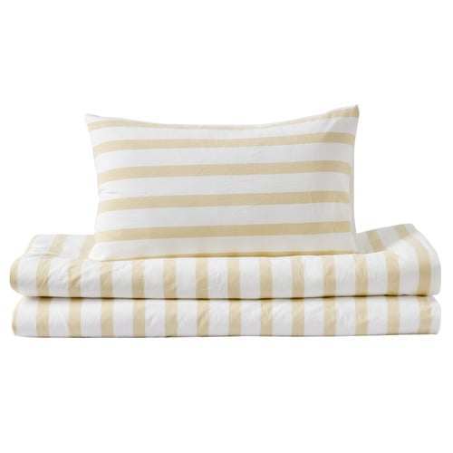 Sand Maeve Yarn-Dyed Washed Cotton Quilt Cover Set