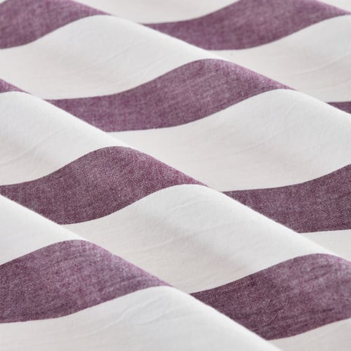 Plum Maeve Yarn-Dyed Washed Cotton Quilt Cover Set
