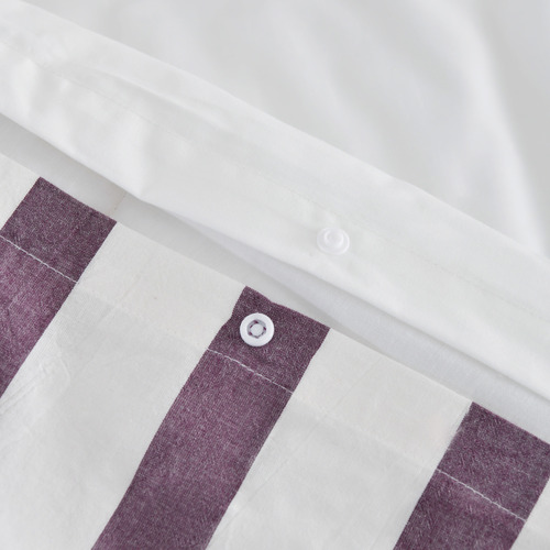 Plum Maeve Yarn-Dyed Washed Cotton Quilt Cover Set