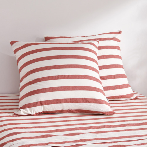 Maeve Yard-Dyed Washed Cotton European Pillowcases
