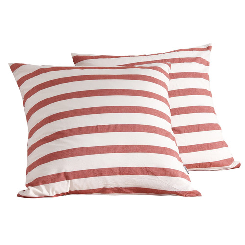 Maeve Yard-Dyed Washed Cotton European Pillowcases
