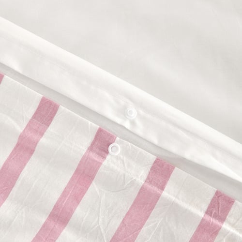 Pink Beau Yarn-Dyed Washed Cotton Quilt Cover Set