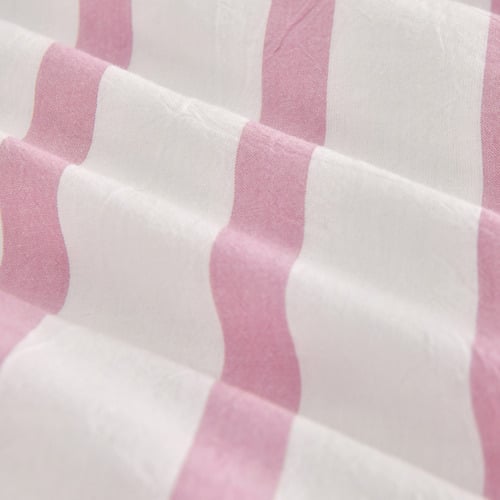 Pink Beau Yarn-Dyed Washed Cotton Quilt Cover Set