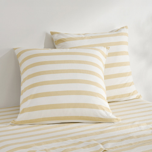 Maeve Yard-Dyed Washed Cotton European Pillowcases