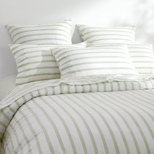 Sage Beau Yarn-Dyed Washed Cotton Quilt Cover Set