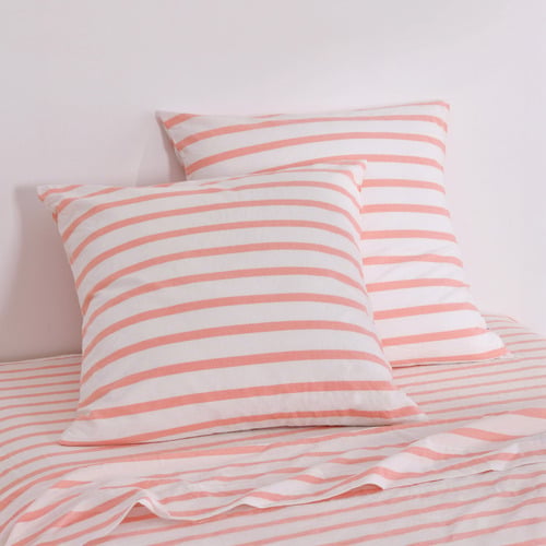 Beau Yarn-Dyed Washed Cotton European Pillowcases